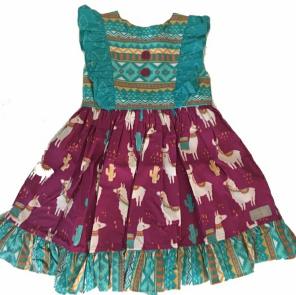 Eleanor Rose Llama Dress HTF Sz 6/7